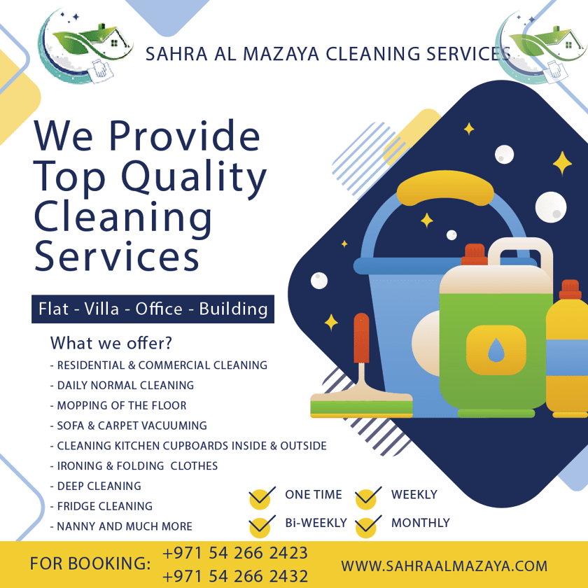 Experience a Spotless Home with the Top Rated Cleaning Service in Dubai Silicon Oasis